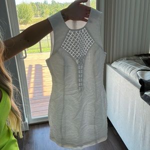 White dress worn once size 4